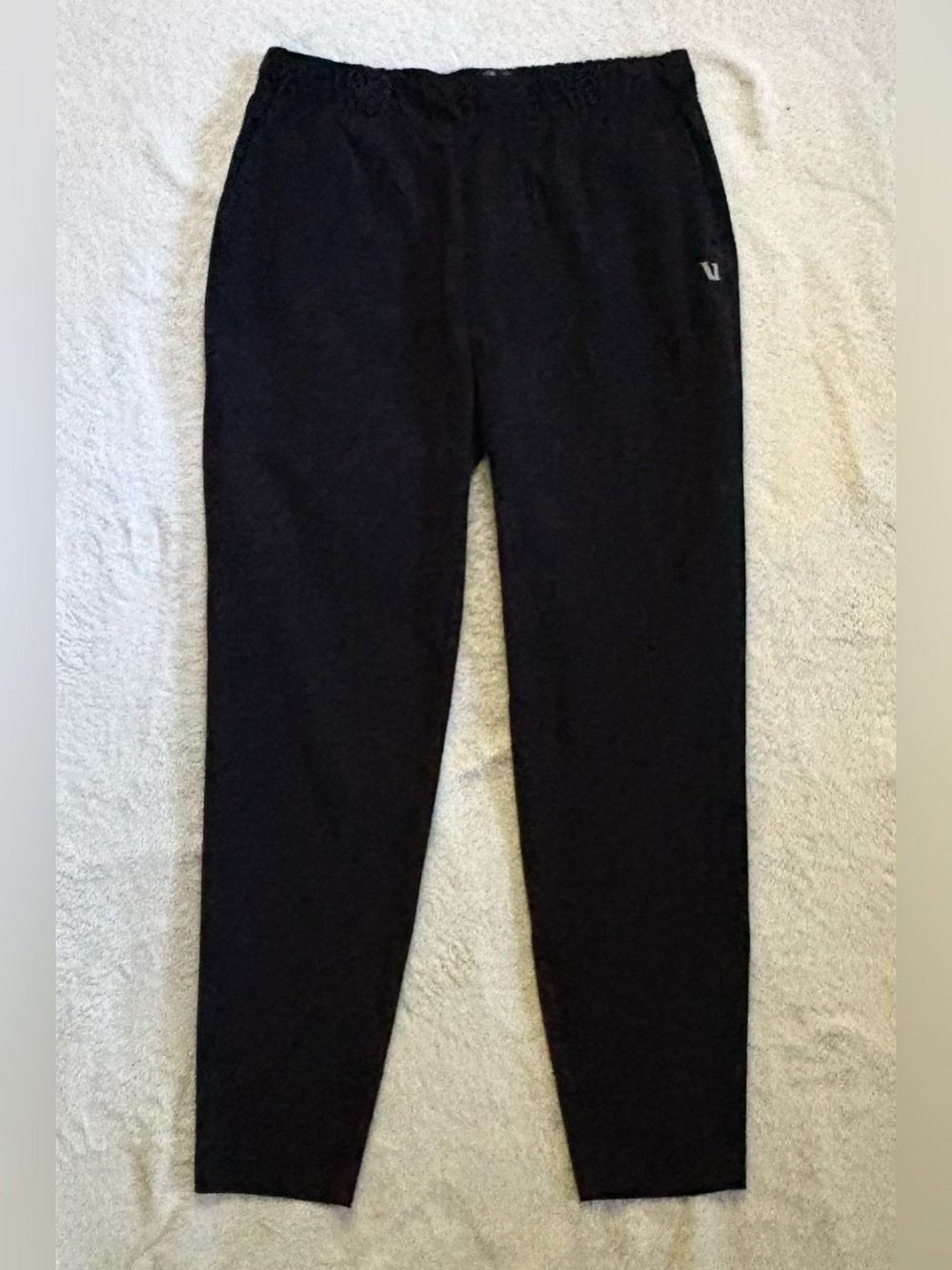 Vuori Fleet Jogger Pants Men's Size XL Black Elastic Waist Athletic Gym #V429
